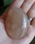 Flower agate pocket stone 11 new