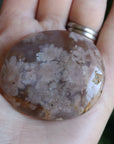 Flower agate pocket stone 13