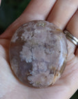 Flower agate pocket stone 13