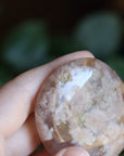 Flower agate pocket stone 13