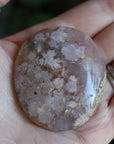 Flower agate pocket stone 14