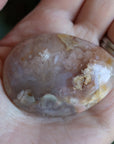 Flower agate pocket stone 15