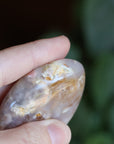 Flower agate pocket stone 15