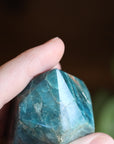 Blue apatite tower 13