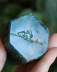 Blue apatite tower 13