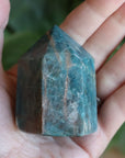 Blue apatite tower 13