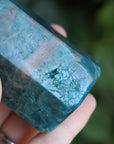 Blue apatite tower 14