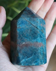 Blue apatite tower 14