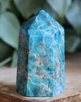 Blue apatite tower 15