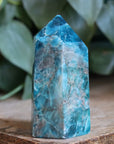 Blue apatite tower 15