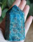 Blue apatite tower 15