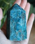 Blue apatite tower 15