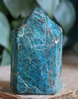 Blue apatite tower 16