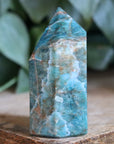 Blue apatite tower 16