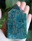 Blue apatite tower 16