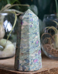 Ruby in fuchsite and kyanite tower 2