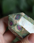Ruby in fuchsite and kyanite tower 2