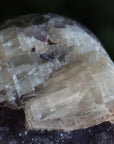 Amethyst cut base with calcite 4