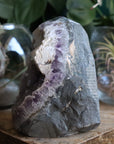 Amethyst cut base with calcite 4