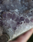 Amethyst cut base with calcite 4