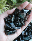 Blue tiger eye tumbled stones (set of 3)