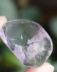 Polished pink kunzite 11