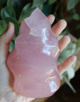 Rose quartz flame 1