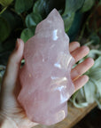 Rose quartz flame 2