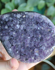 Amethyst cluster flame 5