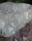 Amethyst cut base with calcite 6