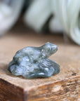 Moss agate frog 6