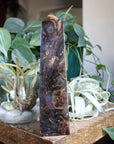 Chocolate calcite tower 5