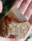 Semi polished carnelian tower 2