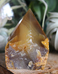 Semi polished carnelian tower 6