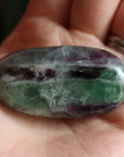 Large rainbow fluorite tumbled stone 9