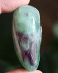 Large rainbow fluorite tumbled stone 9