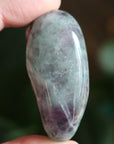 Large rainbow fluorite tumbled stone 9