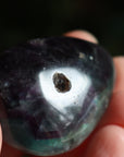 Large rainbow fluorite tumbled stone 10