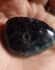 Large rainbow fluorite tumbled stone 10