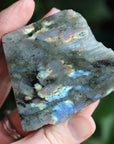 Semi polished labradorite slab 1