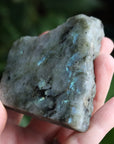 Semi polished labradorite slab 1