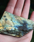 Semi polished labradorite slab 4