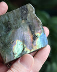 Semi polished labradorite slab 5