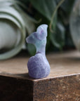 Hand carved rainbow fluorite deer 5