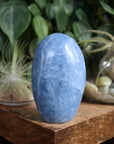 Blue calcite free form 2