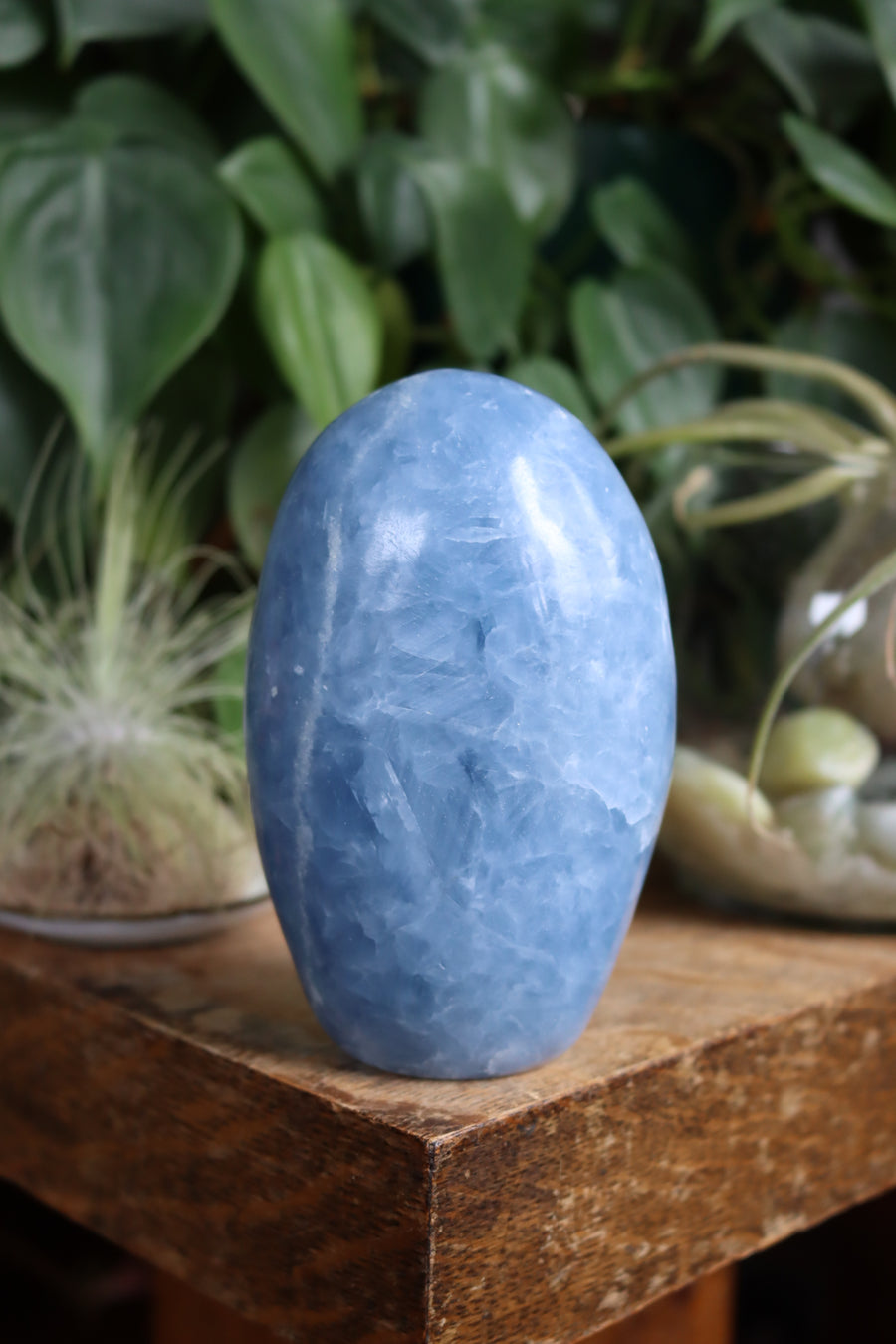 Blue calcite free form 2