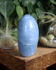 Blue calcite free form 2