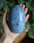 Blue calcite free form 2