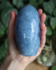 Blue calcite free form 2