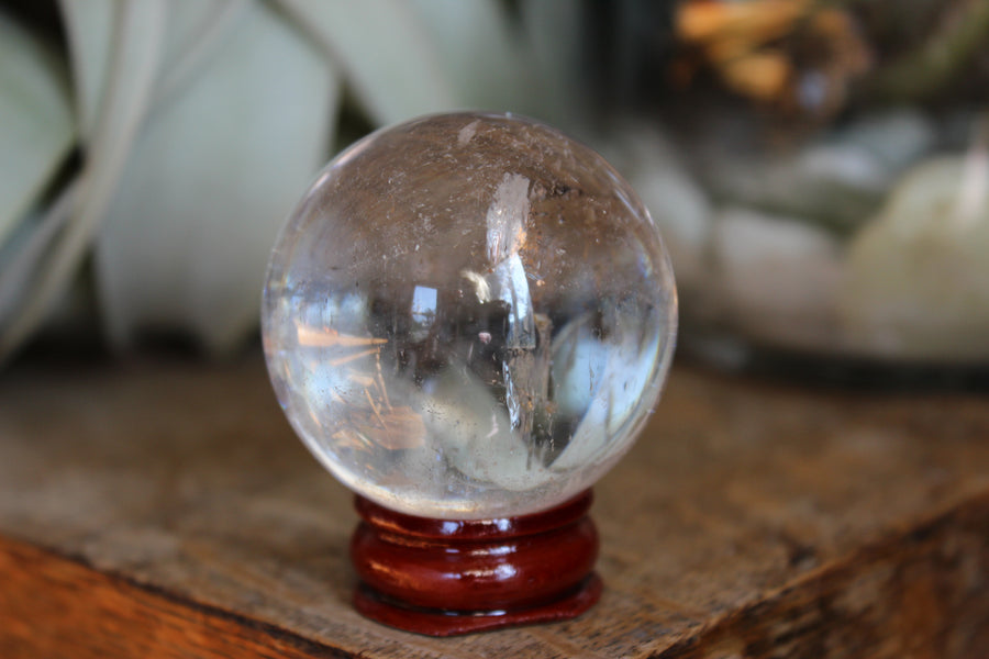 Clear quartz sphere 1